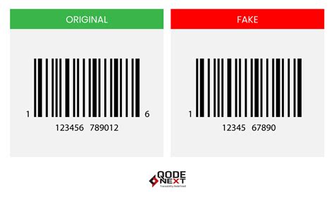 how to check barcode authenticity.